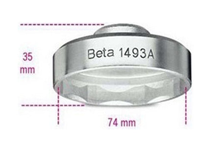 BETA  1493A CHIAVE A BUSSOLA PER FILTRI OLIO*