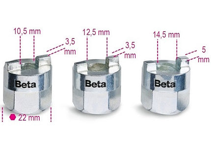 BETA  1557/S3 SERIE DI 3 CHIAVI PER GHIERE AMMORTIZZATORI
