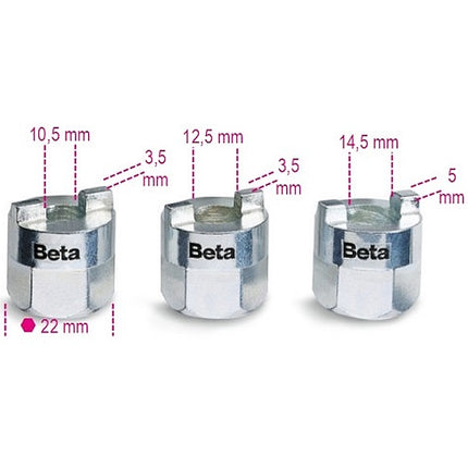 BETA  1557/S3 SERIE DI 3 CHIAVI PER GHIERE AMMORTIZZATORI