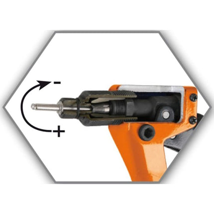 BETA  1741U RIVETTATRICE ULTRA COMPATTA CON REGOLAZIONE SFORZO(A2024)