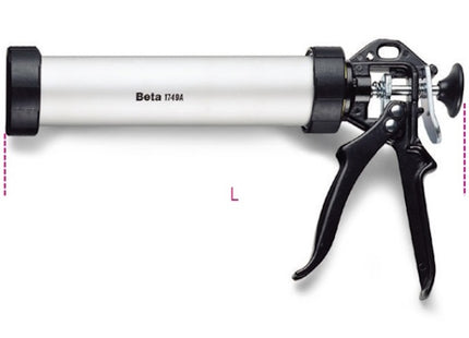 BETA  1749A PISTOLA PER SIGILLANTE PROFESSIONALE TUBO ALLUMINIO (A2024)