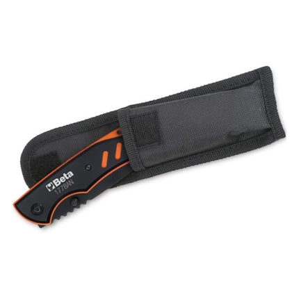 BETA  1778AN COLTELLO A SERRAMANICO IN ALLUMINIO CON LAMA ACCIAIO INOX