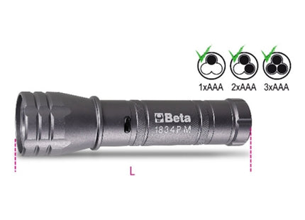 BETA  1834PL TORCIA A LED ALTA LUMINOSITA' 500 LUMEN*