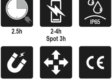 BETA  1838SLIM LAMPADA SNODATA RICARICABILE A LED(A2024)