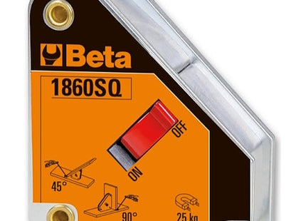 BETA  1860SQ SQUADRA MAGNETICA 45°/90° CON INTERRUTTORE(A2024)