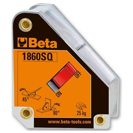 BETA  1860SQ SQUADRA MAGNETICA 45°/90° CON INTERRUTTORE(A2024)