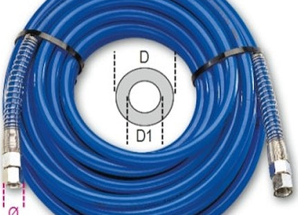 BETA  1915E  8,0X12 MT12 TUBO IN POLIURETANO RETINATO BLU CON RACCORDI