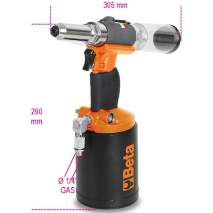 BETA  1946C4,8 RIVETTATRICE PNEUMATICA CON ASPIRAZIONE