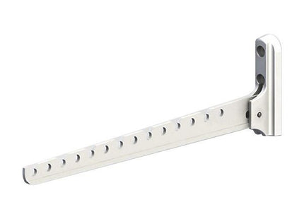 ALFER GANCIO APPENDIABITI ALLUMINIO BIANCO MM330 PORTATA MAX KG15