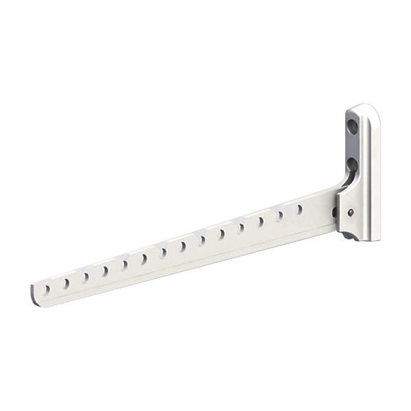 ALFER GANCIO APPENDIABITI ALLUMINIO BIANCO MM330 PORTATA MAX KG15