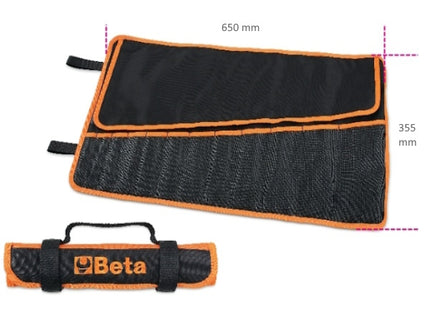 BETA  2002/BV12 BUSTA PORTAUTENSILI IN TESSUTO VUOTA CON 12 TASCHE