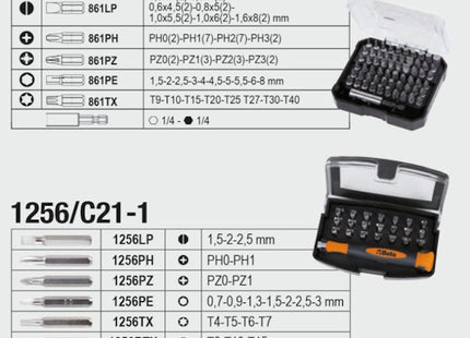 BETA  2056E/I VALIGIA EASY 163 UTENSILI EASY