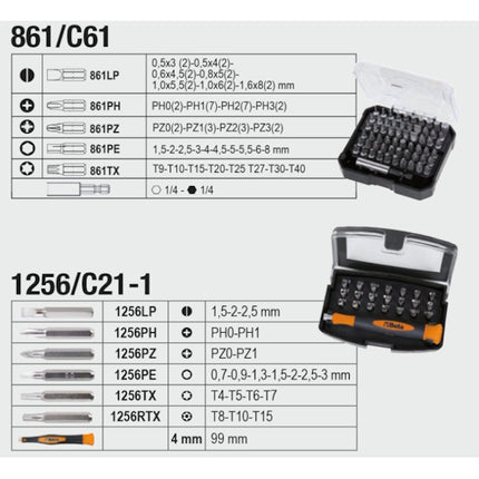 BETA  2056E/I VALIGIA EASY 163 UTENSILI EASY