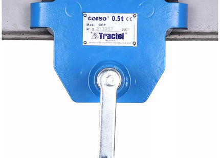 TRACTEL CARRELLO/CORSO PER PARANCHI TRASLAZIONE A SPINTA PORTATA KG500