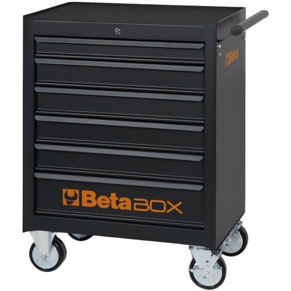 BETA C04BOX CASSETTIERA MOBILE CON 6 CASSETTI BLACK