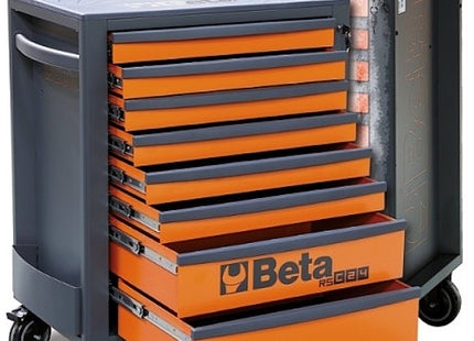 BETA RSC24A/8-OVIL CASSETTIERA 8 CASSETTI+411 UTENSILI INDUSTRIA ARANCIO