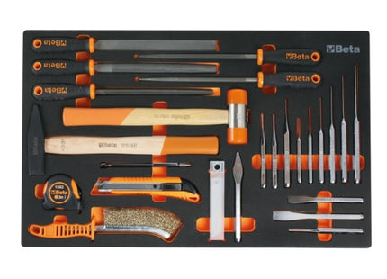 BETA RSC24A/8-OVIL CASSETTIERA 8 CASSETTI+411 UTENSILI INDUSTRIA ARANCIO