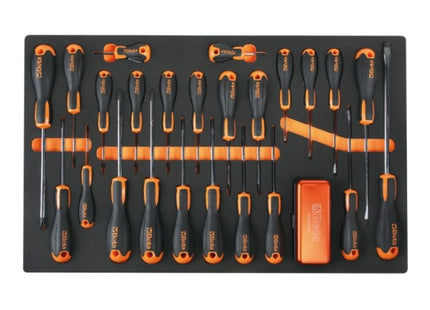 BETA RSC24A/8-OVIL CASSETTIERA 8 CASSETTI+411 UTENSILI INDUSTRIA ARANCIO
