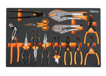 BETA RSC24A/8-OVIL CASSETTIERA 8 CASSETTI+411 UTENSILI INDUSTRIA ARANCIO