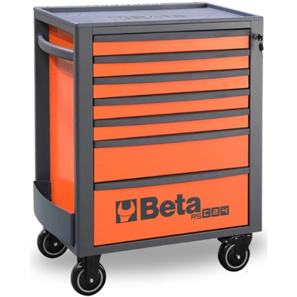 BETA RSC24/7-OVAS CASSETTIERA 7 CASSETTI+223 UTENSILI AUTOMOTIVE ARANCIO