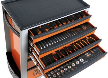 BETA BW2400SO7/E-M CASSETTIERA CON 7 CASSETTI + 309 UTENSILI ARANCIO