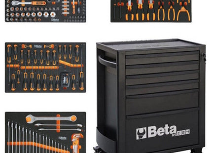 BETA RSC24/6-N-249UT CASSETTIERA 6 CASSETTI+249 UTENSILI INDUSTRIA NERO