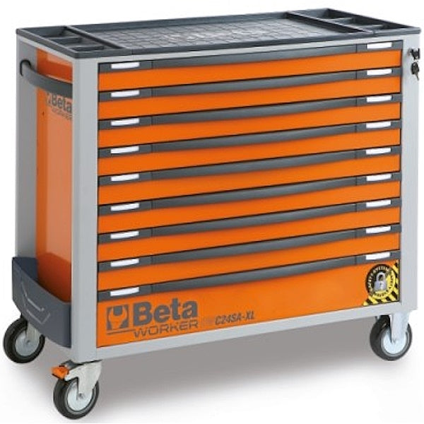 BETA BW2400SXLO9/E-XXL CASSETTIERA CON 9 CASSETTI + 716 UTENSILI ARANCIO