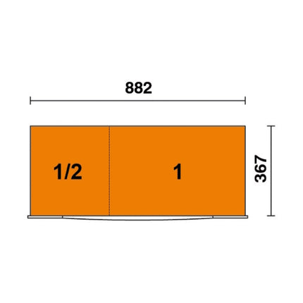 BETA BW2400SXLO9/E-XXL CASSETTIERA CON 9 CASSETTI + 716 UTENSILI ARANCIO