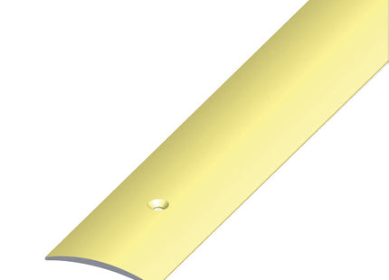 ALFER PROFILO DI RACCORDO ALLUMINIO ANODIZZATO OTTONE MT.1