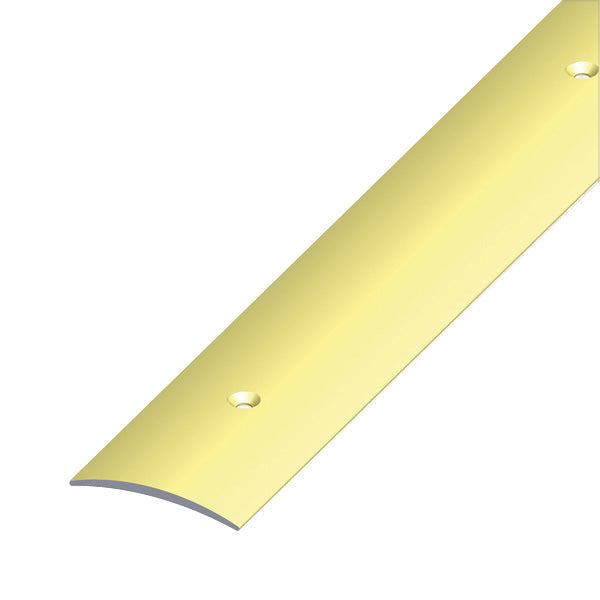 ALFER PROFILO DI RACCORDO ALLUMINIO ANODIZZATO OTTONE MT.1