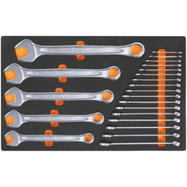 BETA M 01 VASSOIO MORBIDO IN EVA CON CHIAVI COMBINATE PZ.22