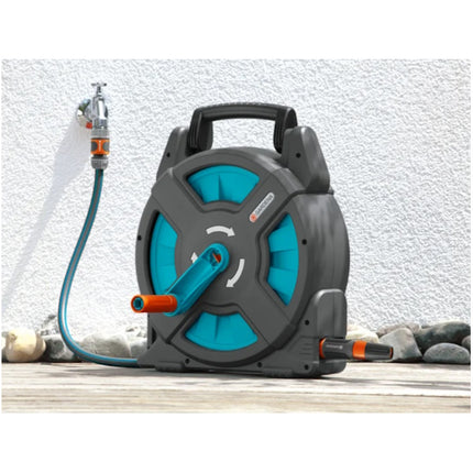 GARDENA 02662 AVVOLGITUBO CON TUBO DA MT15 ACQUABOX 15 CLASSIC