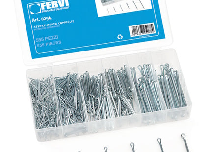 FERVI ASSORTIMENTO DI COPIGLIE TOTALE PZ555