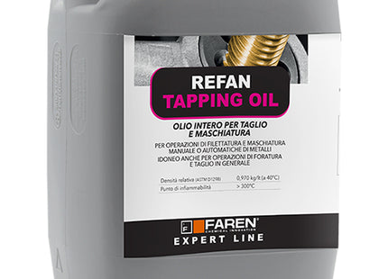FAREN REFAN TAPPING OIL OLIO INTERO PER IL TAGLIO E LA MASCHIATURA LT1