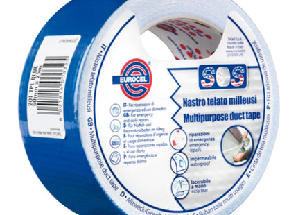 EUROCEL NASTRO ADESIVO TELATO MILLEUSI MM50X25MT BLU ART.201 TPL