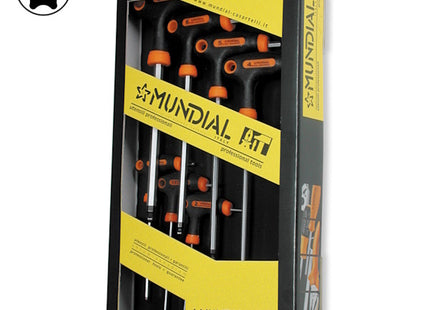 MUNDIAL ART.0344XT SERIE 7 CHIAVI MASCHIO TORX CON IMPUGNATURA A T