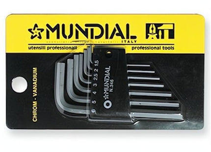 MUNDIAL ART.0346 SERIE 7 CHIAVI MASCHIO ESAGONALI