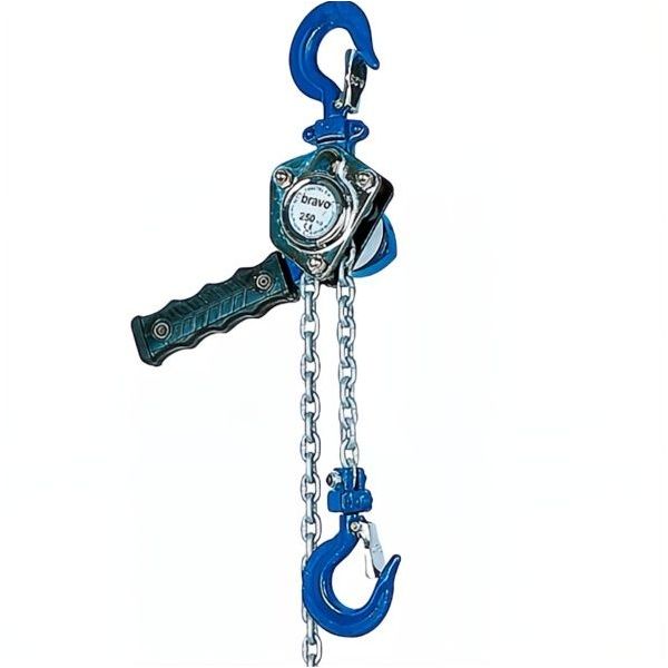 TRACTEL PARANCO A LEVA ALZA-TIRA BRAVO PORTATA KG 250 CON CATENA DA MT3