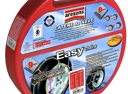 AREXONS CATENE DA NEVE EASY CHAINS MISURA 40*