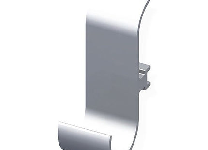 ALFER GANCIO UNIVERSALE COAXIS ALLUMINIO NATURALE MM 25 PORTATA KG15 PZ2