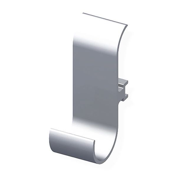 ALFER GANCIO UNIVERSALE COAXIS ALLUMINIO NATURALE MM 25 PORTATA KG15 PZ2