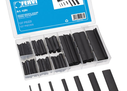 FERVI ASSORTIMENTO DI GUAINE TERMORESTRINGENTI TOTALE PZ127