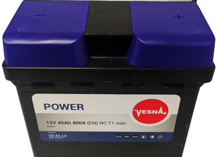 VESNA BATTERIA PER VEICOLI MOD. POWER VE45-L0 45AH 400A