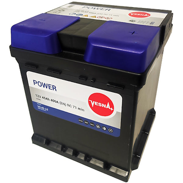 VESNA BATTERIA PER VEICOLI MOD. POWER VE45-L0 45AH 400A
