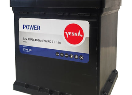VESNA BATTERIA PER VEICOLI MOD. POWER VE45-L0 45AH 400A