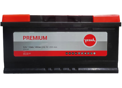 VESNA BATTERIA PER VEICOLI MOD. PREMIUM VE110-L6 110AH 1000A