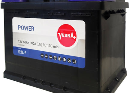 VESNA BATTERIA PER VEICOLI MOD. POWER VS60-L2 60AH 600A