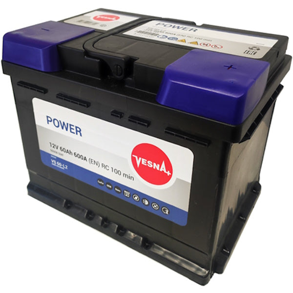 VESNA BATTERIA PER VEICOLI MOD. POWER VS60-L2 60AH 600A