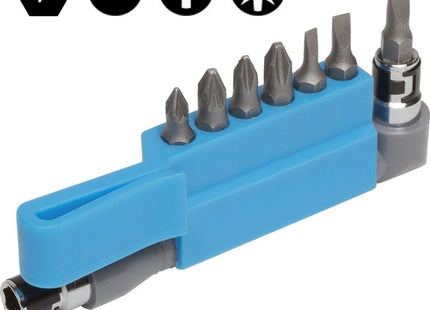 FERVI SET 7 INSERTI E PORTAINSERTI CON IMPUGNATURA DRITTA/90° DA 1/4"