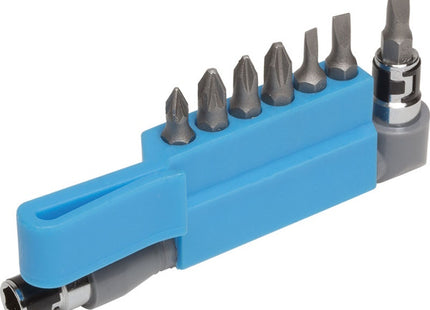 FERVI SET 7 INSERTI E PORTAINSERTI CON IMPUGNATURA DRITTA/90° DA 1/4"